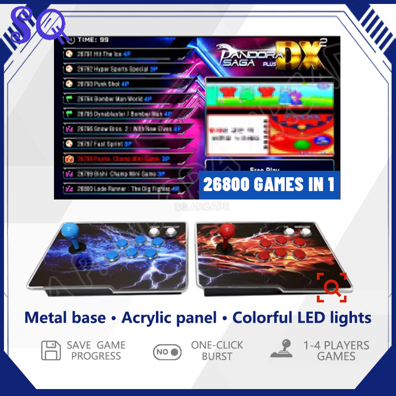 Trackball Controller Arcade - 26800 en 1 Pandora Saga DX2