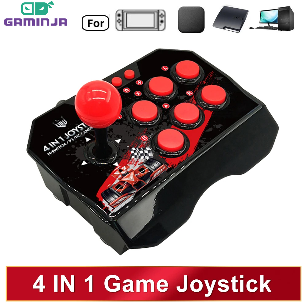 GAMINJA-Joystick de juego 4 en - Arcade Game Jackpot reseña y precio