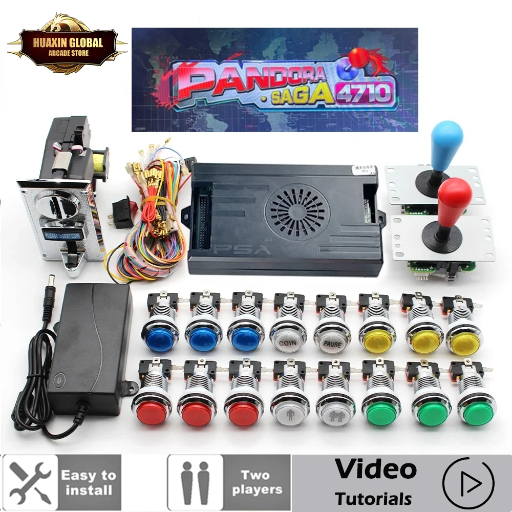 Kit de caja de Saga Pandora 47 - Trackball Controller Arcade reseña y precio